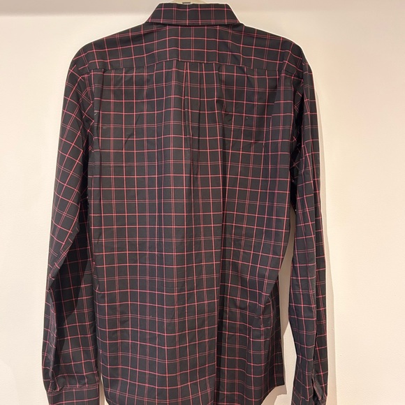 Hugo Boss Check Pattern Black Slim Fit Shirt - Picture 2 of 2